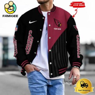 NFL Arizona Cardinals Limited Edition Custom Name Baseball Jacket