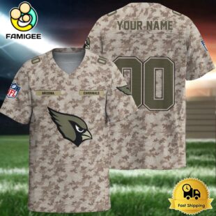 NFL Arizona Cardinals Military Appreciation Day Custom Football Jersey