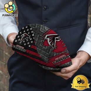 NFL Atlanta Falcons American Flag Custom Jeff Cap