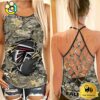NFL Atlanta Falcons Women’s Camo Custom Criss Cross Back Tank Top