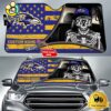 NFL Baltimore Ravens Skeleton Funny Custom Auto Sun Shade
