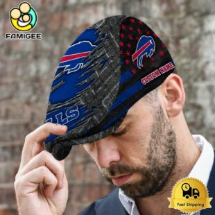 NFL Buffalo Bills American Flag Custom Jeff Cap