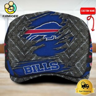 NFL Buffalo Bills American Flag Custom Jeff Cap