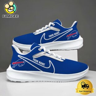 NFL Buffalo Bills Custom Name Mesh Running Shoes