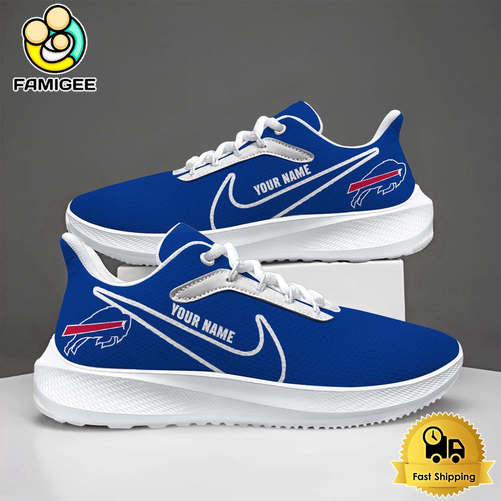 NFL Buffalo Bills Custom Name Mesh Running Shoes NFL Buffalo Bills Custom Name Mesh Running Shoes