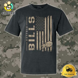 NFL Buffalo Bills Military Appreciation Flag T Shirt