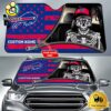 NFL Buffalo Bills Skeleton Funny Custom Auto Sun Shade