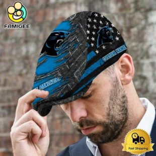 NFL Carolina Panthers American Flag Custom Jeff Cap