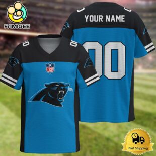 NFL Carolina Panthers New Logo 2025 Custom Football Jersey