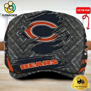 NFL Chicago Bears American Flag Custom Jeff Cap