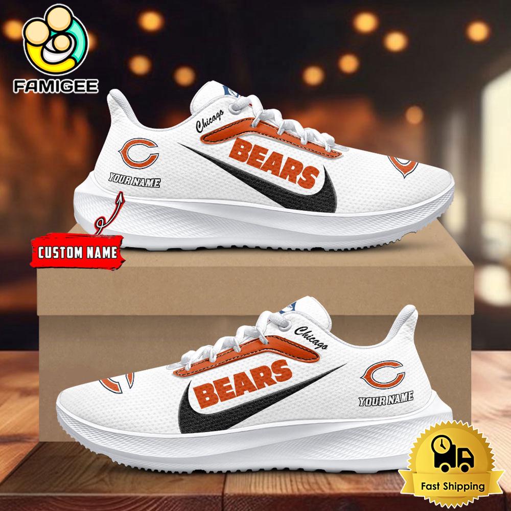 NFL Chicago Bears Custom Lightweight Running Shoes For Sports Fans NFL Chicago Bears Custom Lightweight Running Shoes For Sports Fans