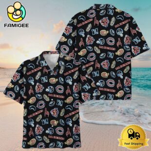 NFL Chicago Bears Game Day Meets Island Vibes Hawaiian Shirt