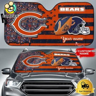 NFL Chicago Bears Gridiron Glory Custom Auto Sun Shade