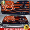 NFL Chicago Bears Waving Strong United Under The Colors Custom Auto Sun Shade