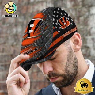 NFL Cincinnati Bengals American Flag Custom Jeff Cap