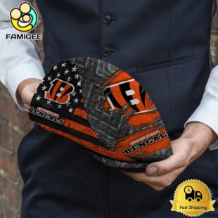 NFL Cincinnati Bengals American Flag Custom Jeff Cap