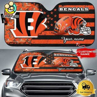 NFL Cincinnati Bengals Gridiron Glory Custom Auto Sun Shade