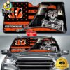 NFL Cincinnati Bengals Skeleton Funny Custom Auto Sun Shade