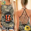 NFL Cincinnati Bengals Women’s Camo Custom Criss Cross Back Tank Top