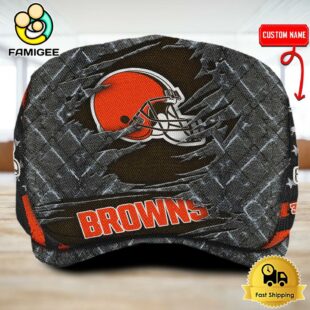 NFL Cleveland Browns American Flag Custom Jeff Cap