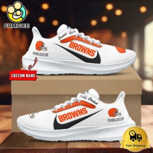 NFL Cleveland Browns Custom Lightweight Running Shoes For Sports Fans