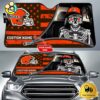 NFL Cleveland Browns Skeleton Funny Custom Auto Sun Shade