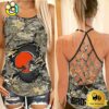 NFL Cleveland Browns Women’s Camo Custom Criss Cross Back Tank Top