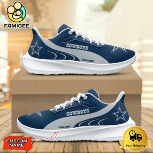 NFL Dallas Cowboys Personalized Athletic Running Shoes For Fans