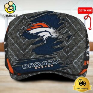NFL Denver Broncos American Flag Custom Jeff Cap