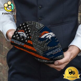 NFL Denver Broncos American Flag Custom Jeff Cap