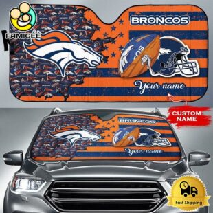 NFL Denver Broncos Gridiron Glory Custom Auto Sun Shade