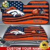NFL Denver Broncos Waving Strong United Under The Colors Custom Auto Sun Shade