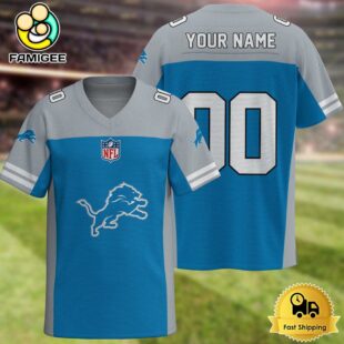 NFL Detroit Lions New Logo 2025 Custom Football Jersey