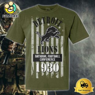 NFL Detroit Lions The Green Military T Shirt