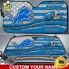 NFL Detroit Lions Waving Strong United Under The Colors Custom Auto Sun Shade
