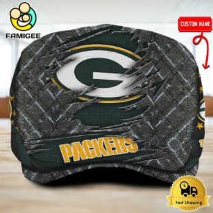 NFL Green Bay Packers American Flag Custom Jeff Cap