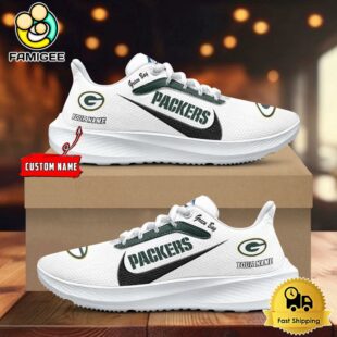 NFL Green Bay Packers Custom Lightweight Running Shoes For Sports Fans
