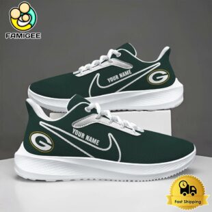 NFL Green Bay Packers Lightweight Custom Fan Running Shoes