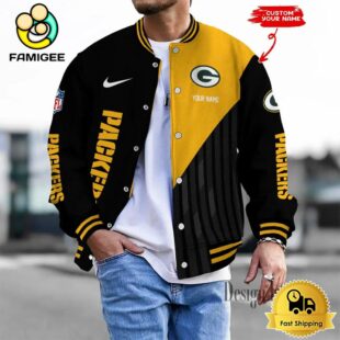 NFL Green Bay Packers Limited Edition Custom Name Baseball Jacket