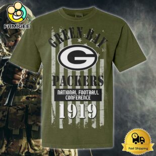 NFL Green Bay Packers The Green Military T Shirt