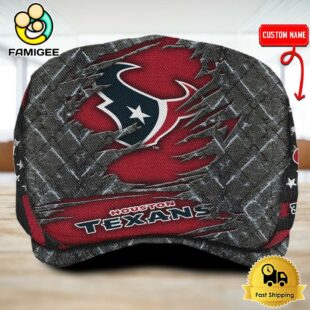 NFL Houston Texans American Flag Custom Jeff Cap