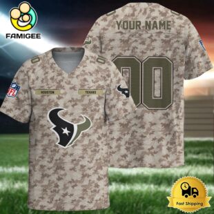 NFL Houston Texans Military Appreciation Day Custom Football Jersey