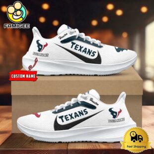NFL Houston Texans Personalized Athletic Running Shoes For Fans