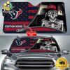 NFL Houston Texans Skeleton Funny Custom Auto Sun Shade