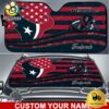 NFL Houston Texans Waving Strong United Under The Colors Custom Auto Sun Shade