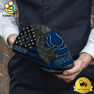 NFL Indianapolis Colts American Flag Custom Jeff Cap
