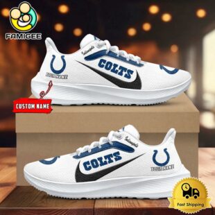 NFL Indianapolis Colts Custom Lightweight Running Shoes For Sports Fans