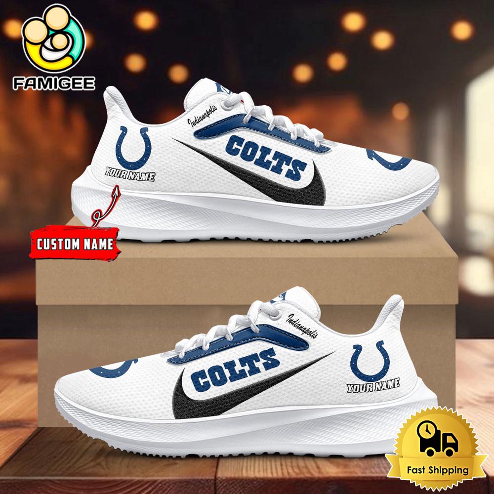 NFL Indianapolis Colts Custom Lightweight Running Shoes For Sports Fans NFL Indianapolis Colts Custom Lightweight Running Shoes For Sports Fans