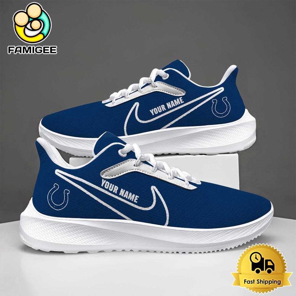 NFL Indianapolis Colts Custom Name Mesh Running Shoes NFL Indianapolis Colts Custom Name Mesh Running Shoes