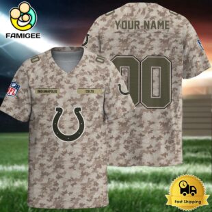 NFL Indianapolis Colts Military Appreciation Day Custom Football Jersey